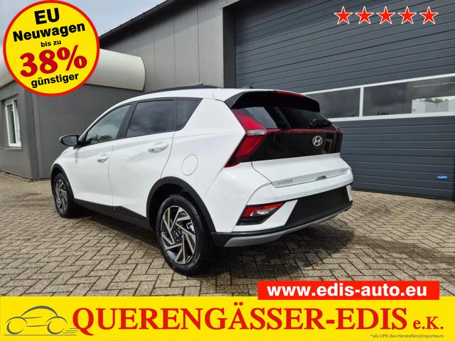 Hyundai BAYON - Trend 1.0 T-GDI 90PS Klimaautomatik R&uuml;ckf.Kamera Parksensoren Sitzheizung Lenkradheizung Bluetooth Touchscreen Tempomat Apple CarPlay + Android Auto 16"LM