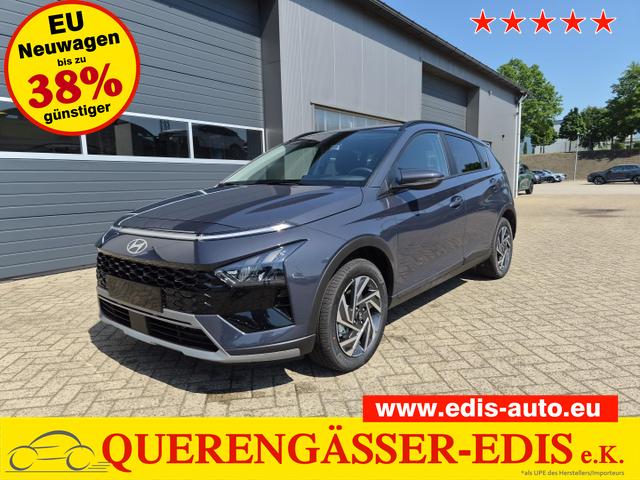 Hyundai BAYON - Trend 1.0 T-GDI 90PS Klimaautomatik R&uuml;ckf.Kamera Parksensoren Sitzheizung Lenkradheizung Bluetooth Touchscreen Tempomat Apple CarPlay + Android Auto 16"LM