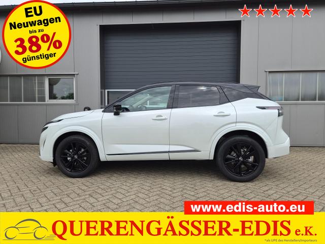 Nissan Qashqai - 1.3 DIG-T MHEV 158 PS X-Tronic N-Design Head-Up Display Teil-Leder Klimaautomatik Sitzheizung Lenkradheizung Navi elektr. Heckklappe ACC PDC v+h 360&deg;Kamera DAB Bluetooth Touchscreen Apple CarPlay Android Auto 19"Zoll