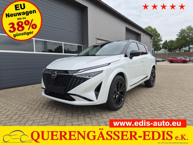 Nissan Qashqai - 1.3 DIG-T MHEV 158 PS X-Tronic N-Design Head-Up Display Teil-Leder Klimaautomatik Sitzheizung Lenkradheizung Navi elektr. Heckklappe ACC PDC v+h 360&deg;Kamera DAB Bluetooth Touchscreen Apple CarPlay Android Auto 19"Zoll