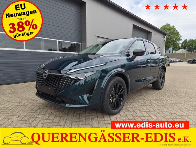Nissan Qashqai - 1.3 DIG-T MHEV 158 PS X-Tronic N-Design PanoDach Teil-Leder Klimaautomatik Sitzheizung Lenkradheizung Navi ACC PDC v+h 360&deg;Kamera DAB Bluetooth Touchscreen Apple CarPlay Android Auto 19"Zoll