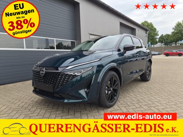 Nissan Qashqai - 1.3 DIG-T MHEV 158 PS X-Tronic N-Design Head-Up Display Teil-Leder Klimaautomatik Sitzheizung Lenkradheizung Navi elektr. Heckklappe ACC PDC v+h 360&deg;Kamera DAB Bluetooth Touchscreen Apple CarPlay Android Auto 19"Zoll