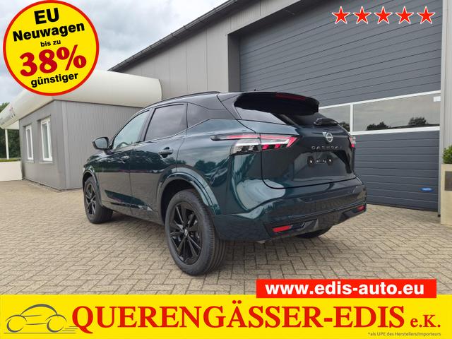 Nissan Qashqai - 1.3 DIG-T MHEV 158 PS X-Tronic N-Design Head-Up Display Teil-Leder Klimaautomatik Sitzheizung Lenkradheizung Navi elektr. Heckklappe ACC PDC v+h 360&deg;Kamera DAB Bluetooth Touchscreen Apple CarPlay Android Auto 19"Zoll