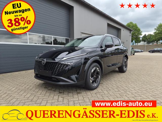 Nissan Qashqai - 1.3 DIG-T MHEV 158 PS X-Tronic N-Connecta Teil-Leder PanoGlasdach Klimaautomatik Sitzheizung Lenkradheizung Navi ACC PDC v+h 360&deg;Kamera DAB Bluetooth Touchscreen Apple CarPlay Android Auto 18"LM