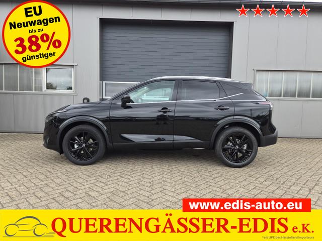 Nissan Qashqai - 1.3 DIG-T MHEV 158 PS X-Tronic Tekna Voll-Leder Klimaautomatik PanoGlasdach Sitzheizung Lenkradheizung Navi Head-Up Display elektr. Heckklappe ACC PDC v+h 360&deg;Kamera DAB Bluetooth Touchscreen Apple CarPlay Android Auto 19"LM