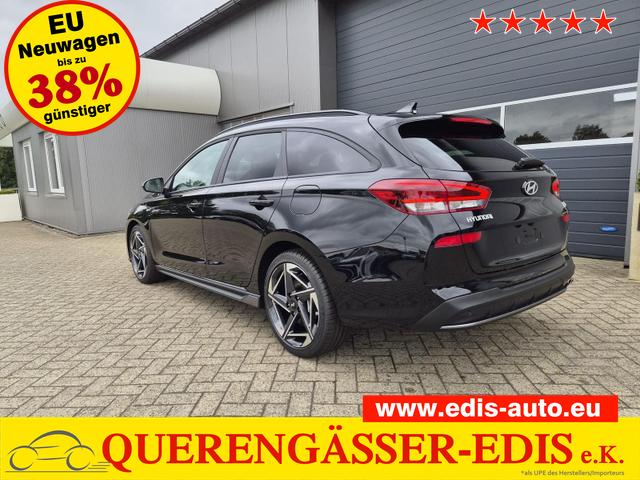 Hyundai i30 Kombi - 1.6 T-GDI 150PS Automatik N-Line Sitzheizung Lenkradheizung Klimaautomatik Navi 10,3"-Touchscreen Bluelink Apple CarPlay + Android Auto PDC v+h R&uuml;ckf.Kamera 18-LM