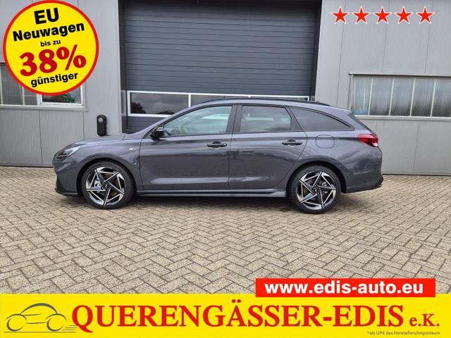 Hyundai i30 Kombi - 1.6 T-GDI 150PS Automatik N-Line Sitzheizung Lenkradheizung Klimaautomatik Navi 10,3"-Touchscreen Bluelink Apple CarPlay + Android Auto PDC v+h R&uuml;ckf.Kamera 18-LM