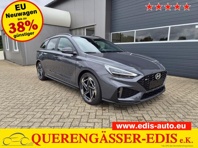 Hyundai i30 Kombi - 1.6 T-GDI 150PS Automatik N-Line Sitzheizung Lenkradheizung Klimaautomatik Navi 10,3"-Touchscreen Bluelink Apple CarPlay + Android Auto PDC v+h R&uuml;ckf.Kamera 18-LM
