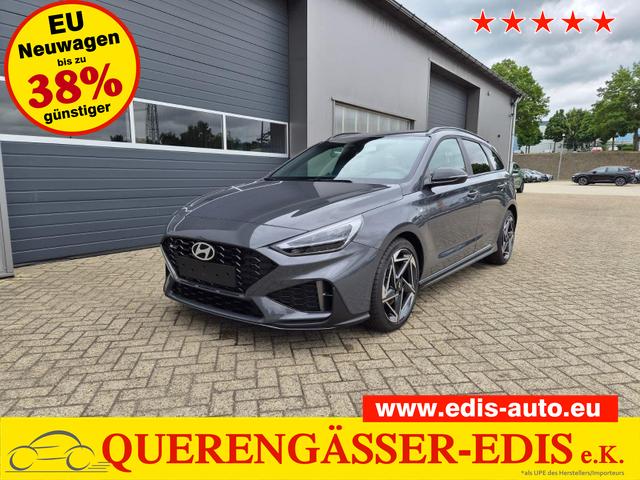 Hyundai i30 Kombi - 1.6 T-GDI 150PS Automatik N-Line Sitzheizung Lenkradheizung Klimaautomatik Navi 10,3"-Touchscreen Bluelink Apple CarPlay + Android Auto PDC v+h R&uuml;ckf.Kamera 18-LM