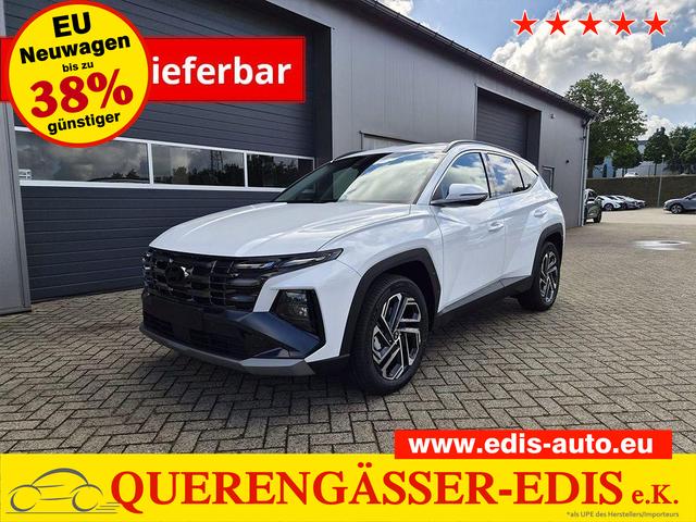 Hyundai TUCSON - Trend 1.6 T-GDI 288PS Automatik PHEV Krell-Sound Teill-Leder elektr. Heckklappe ACC Klimaautomatik Sitzheizung Lenkrandheizung Navi PDC v+h R&uuml;ckf.Kamera Apple CarPlay + Android Auto 2xKeyless 19-LM vollelektr. Reichweite 68KM
