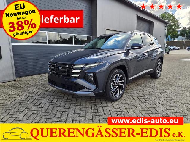 Hyundai TUCSON - Trend 1.6 T-GDI 288PS Automatik PHEV Krell-Sound Teill-Leder elektr. Heckklappe ACC Klimaautomatik Sitzheizung Lenkrandheizung Navi PDC v+h R&uuml;ckf.Kamera Apple CarPlay + Android Auto 2xKeyless 19-LM vollelektr. Reichweite 68KM