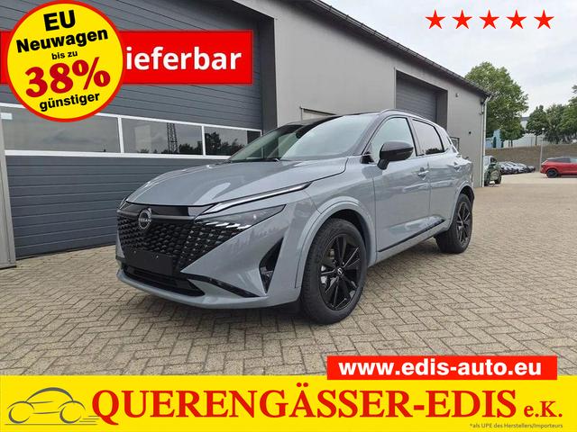 Nissan Qashqai - 1.3 DIG-T MHEV 158 PS X-Tronic N-Design Head-Up Display Teil-Leder Klimaautomatik Sitzheizung Lenkradheizung Navi elektr. Heckklappe ACC PDC v+h 360&deg;Kamera DAB Bluetooth Touchscreen Apple CarPlay Android Auto 19"Zoll