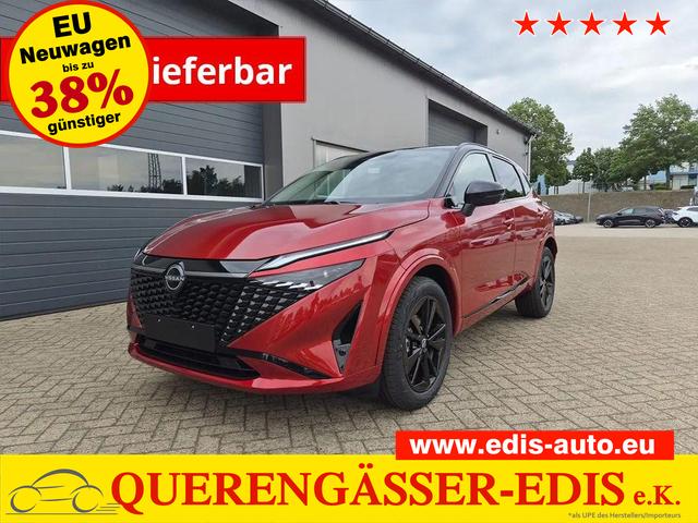 Nissan Qashqai - 1.3 DIG-T MHEV 158 PS X-Tronic N-Design Head-Up Display Teil-Leder Klimaautomatik Sitzheizung Lenkradheizung Navi elektr. Heckklappe ACC PDC v+h 360&deg;Kamera DAB Bluetooth Touchscreen Apple CarPlay Android Auto 19"Zoll