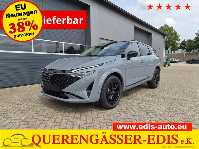 Nissan Qashqai - 1.3 DIG-T MHEV 158 PS X-Tronic N-Design PanoDach Teil-Leder Klimaautomatik Sitzheizung Lenkradheizung Navi ACC PDC v+h 360&deg;Kamera DAB Bluetooth Touchscreen Apple CarPlay Android Auto 19"Zoll