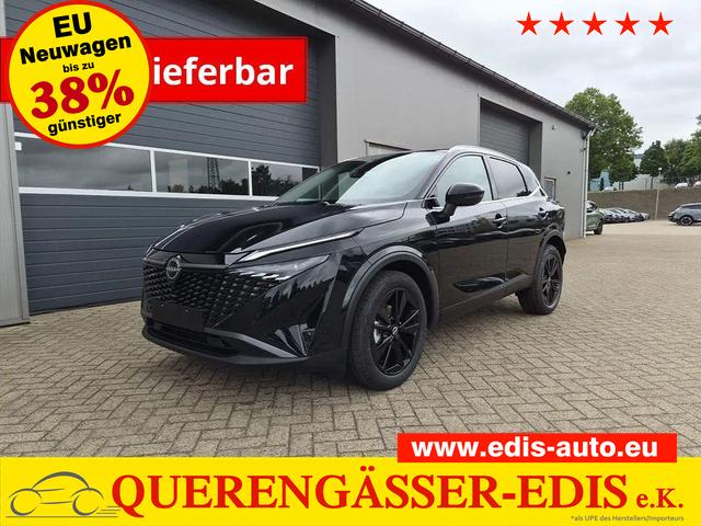 Nissan Qashqai - 1.3 DIG-T MHEV 158 PS X-Tronic Tekna Voll-Leder Klimaautomatik PanoGlasdach Sitzheizung Lenkradheizung Navi Head-Up Display elektr. Heckklappe ACC PDC v+h 360&deg;Kamera DAB Bluetooth Touchscreen Apple CarPlay Android Auto 19"LM