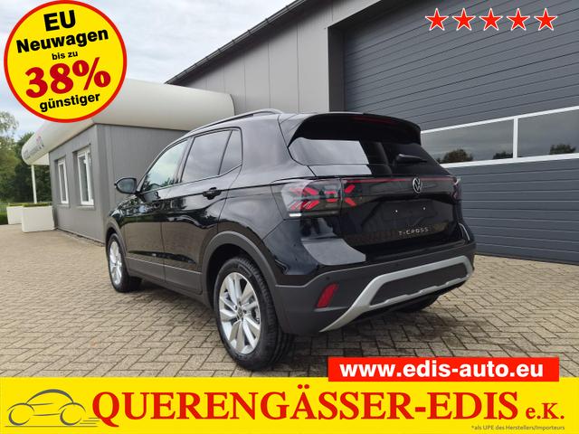 Volkswagen T-Cross - 1.0 TSI 116PS DSG Life AHK (abnehmbar) IQ.LIGHT-LED-Matrix Sitzheizung R&uuml;ckf.Kamera Klimaautomatik Abstandstempomat Apple CarPlay Android Auto