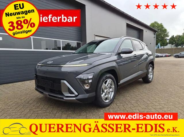 Hyundai KONA - Trend 1.6 T-GDI 150PS Automatik Voll-LED-Scheinw. Sitzheizung Lenkradheizung ACC Klimaautomatik Navi Touchscreen DAB+ Apple CarPlay + Android Auto PDC v+h R&uuml;ckf.Kamera 2xKeyless 17-LM