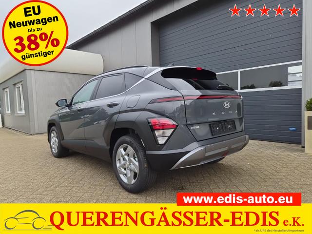 Hyundai KONA - Trend 1.6 T-GDI 150PS Automatik Voll-LED-Scheinw. Sitzheizung Lenkradheizung ACC Klimaautomatik Navi Touchscreen DAB+ Apple CarPlay + Android Auto PDC v+h R&uuml;ckf.Kamera 2xKeyless 17-LM
