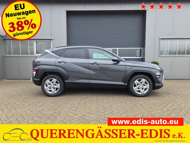 Hyundai KONA - Trend 1.6 T-GDI 150PS Automatik Voll-LED-Scheinw. Sitzheizung Lenkradheizung ACC Klimaautomatik Navi Touchscreen DAB+ Apple CarPlay + Android Auto PDC v+h R&uuml;ckf.Kamera 2xKeyless 17-LM
