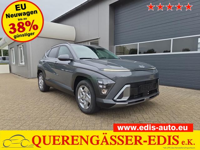 Hyundai KONA - Trend 1.6 T-GDI 150PS Automatik Voll-LED-Scheinw. Sitzheizung Lenkradheizung ACC Klimaautomatik Navi Touchscreen DAB+ Apple CarPlay + Android Auto PDC v+h R&uuml;ckf.Kamera 2xKeyless 17-LM
