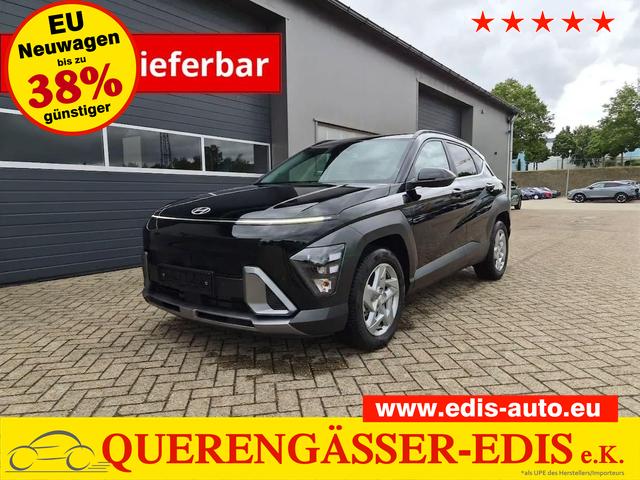 Hyundai KONA - Trend 1.6 T-GDI 150PS Automatik Voll-LED-Scheinw. Sitzheizung Lenkradheizung ACC Klimaautomatik Navi Touchscreen DAB+ Apple CarPlay + Android Auto PDC v+h R&uuml;ckf.Kamera 2xKeyless 17-LM