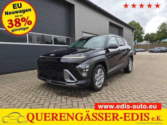 Hyundai KONA - Trend 1.6 T-GDI 150PS Automatik Voll-LED-Scheinw. Sitzheizung Lenkradheizung ACC Klimaautomatik Navi Touchscreen DAB+ Apple CarPlay + Android Auto PDC v+h R&uuml;ckf.Kamera 2xKeyless 17-LM