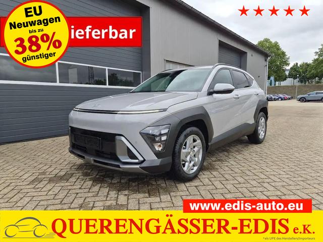 Hyundai KONA - Trend 1.6 T-GDI 150PS Automatik Voll-LED-Scheinw. Sitzheizung Lenkradheizung ACC Klimaautomatik Navi Touchscreen DAB+ Apple CarPlay + Android Auto PDC v+h R&uuml;ckf.Kamera 2xKeyless 17-LM