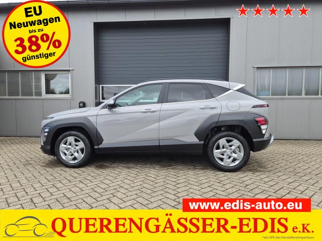 Hyundai KONA - Trend 1.6 T-GDI 150PS Automatik Voll-LED-Scheinw. Sitzheizung Lenkradheizung ACC Klimaautomatik Navi Touchscreen DAB+ Apple CarPlay + Android Auto PDC v+h R&uuml;ckf.Kamera 2xKeyless 17-LM