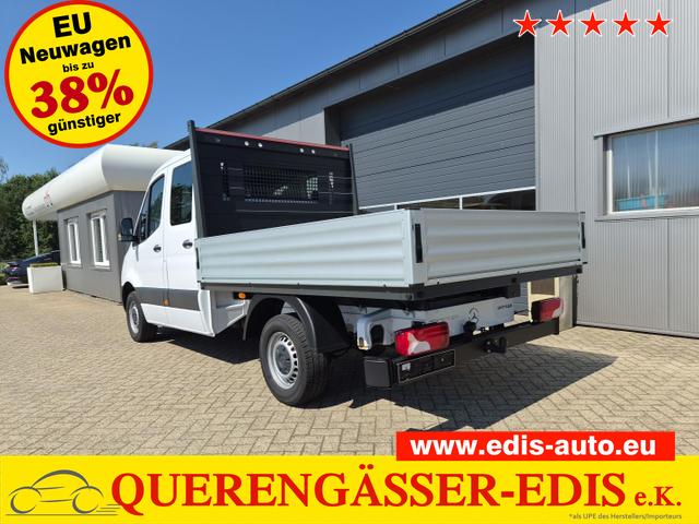 Mercedes-Benz Sprinter - 317 Pritsche Doppelkabine L2 2.0 CDi 170PS Automatik Heckantrieb 3,5t 6-Sitzer AHK Klimaautomatik Bluetooth DAB Apple CarPlay Android Auto R&uuml;ckf.Kamera Tempomat Ganzj.Reifen