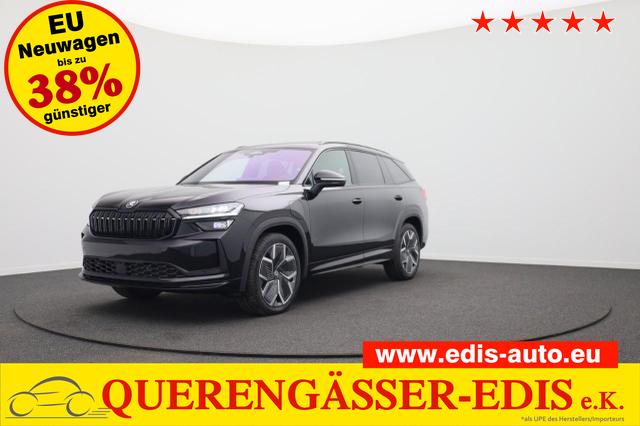 Skoda Kodiaq - Sportline 1.5 TSI 204PS PHEV DSG Sitzheizung v+h Frontscheibe beheizb. 20"LM schwenkb. AHK elektr. PanoDach Alcantara PDC R&uuml;ckf.Kamera Klimaautomatik Lenkradheizung Navi Apple CarPlay Android Auto 2xKeyless vollelektr. Reichweite 116KM