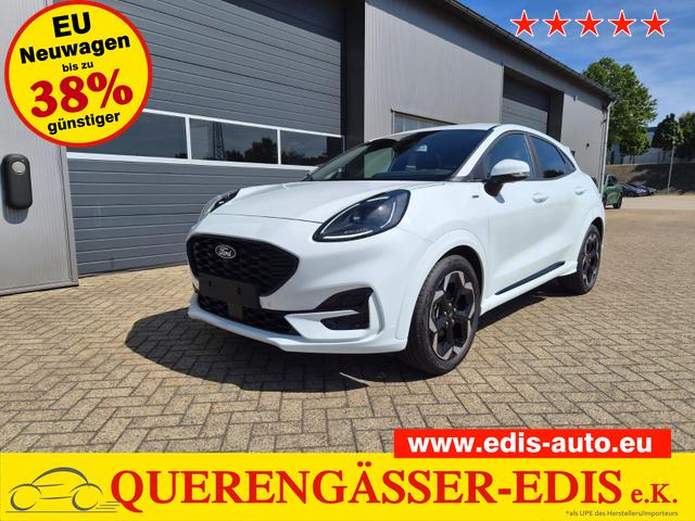 Ford Puma - ST-Line X 1.0 EcoBoost Hybrid 125PS Automatik Premium Leder (Sensico) B+O-Sound elektr. Heckklappe Klimaautomatik Sitzheizung Lenkradheizung Frontscheibe beheizb. Ford-Navi SYNC4 Bluetooth Apple CarPlay Android Auto PDC v+h 18-LM