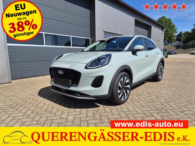 Ford Puma - Titanium 1.0 EcoBoost Hybrid 125PS Automatik Klimaautomatik Sitzheizung Lenkradheizung Frontscheibe beheizb. LED-Scheinwerfer SYNC4 Bluetooth Apple CarPlay Android Auto PDC v+h