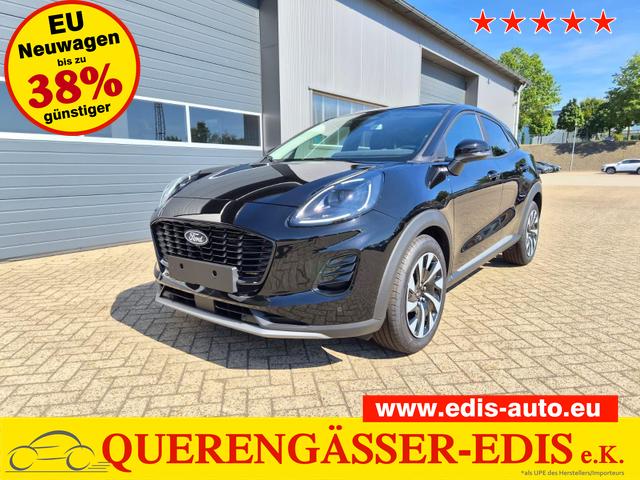 Ford Puma - Titanium 1.0 EcoBoost Hybrid 125PS Automatik Klimaautomatik Sitzheizung Lenkradheizung Frontscheibe beheizb. LED-Scheinwerfer SYNC4 Bluetooth Apple CarPlay Android Auto PDC v+h