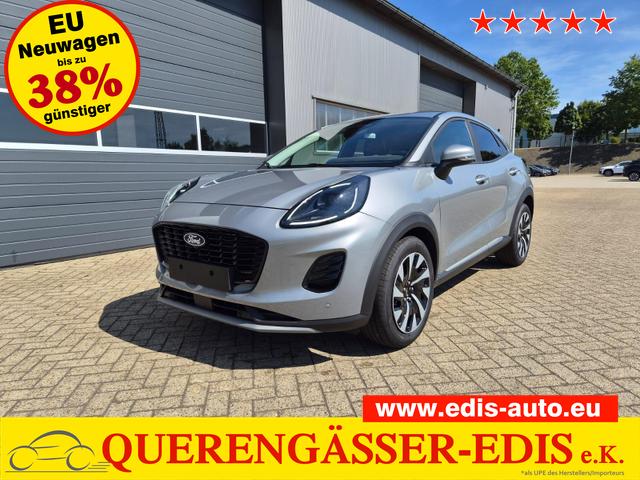 Ford Puma - Titanium 1.0 EcoBoost Hybrid 125PS Automatik Klimaautomatik Sitzheizung Lenkradheizung Frontscheibe beheizb. LED-Scheinwerfer SYNC4 Bluetooth Apple CarPlay Android Auto PDC v+h