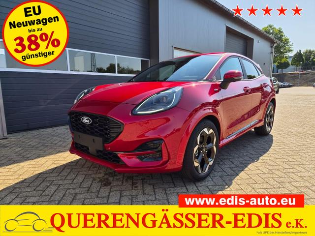 Ford Puma - ST-Line X 1.0 EcoBoost Hybrid 125PS Automatik Premium Leder (Sensico) B+O-Sound elektr. Heckklappe Klimaautomatik Sitzheizung Lenkradheizung Frontscheibe beheizb. Ford-Navi SYNC4 Bluetooth Apple CarPlay Android Auto PDC v+h 18-LM