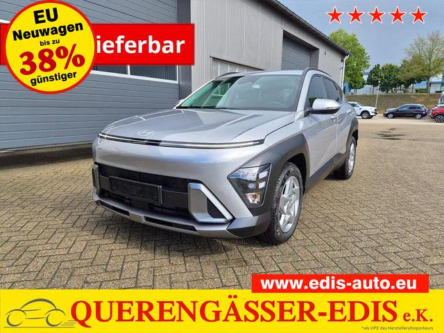 Hyundai KONA - Trend 1.6 T-GDI 150PS Automatik Voll-LED-Scheinw. Sitzheizung Lenkradheizung ACC Klimaautomatik Navi Touchscreen DAB+ Apple CarPlay + Android Auto PDC v+h R&uuml;ckf.Kamera 2xKeyless 17-LM