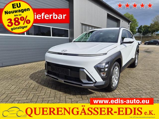 Hyundai KONA - Trend 1.6 T-GDI 150PS Automatik Voll-LED-Scheinw. Sitzheizung Lenkradheizung ACC Klimaautomatik Navi Touchscreen DAB+ Apple CarPlay + Android Auto PDC v+h R&uuml;ckf.Kamera 2xKeyless 17-LM