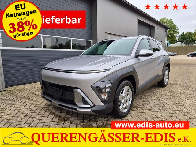 Hyundai KONA - Trend 1.6 T-GDI 150PS Voll-LED-Scheinw. Sitzheizung Lenkradheizung Klimaautomatik Tempomat Navi Touchscreen DAB+ Apple CarPlay + Android Auto PDC v+h R&uuml;ckf.Kamera 2xKeyless 17-LM