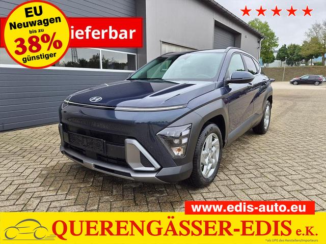 Hyundai KONA - Trend 1.6 T-GDI 150PS Voll-LED-Scheinw. Sitzheizung Lenkradheizung Klimaautomatik Tempomat Navi Touchscreen DAB+ Apple CarPlay + Android Auto PDC v+h R&uuml;ckf.Kamera 2xKeyless 17-LM