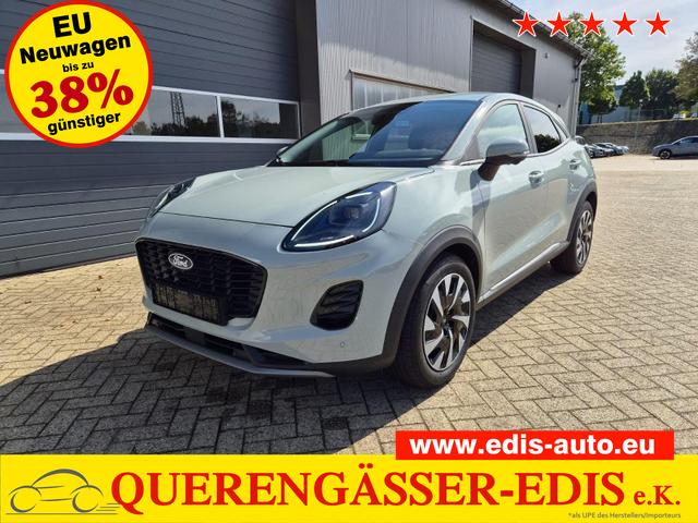Ford Puma - Titanium 1.0 Hybrid 125PS Autom. R&uuml;ckf.Kamera Klimaautomatik Sitzheizung Lenkradheizung Frontscheibe beheizb. LED-Scheinwerfer SYNC4 Bluetooth Apple CarPlay Android Auto PDC v+h