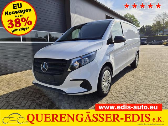 Mercedes-Benz Vito - 114 PRO L2 2.0 CDI 136PS Automatik 2,8t 2-Sitzer Chrompaket innen AHK Klimaautomatik Bluetooth DAB Apple CarPlay Android Auto PDC v+h R&uuml;ckf.Kamera Tempomat Ganzj.Reifen