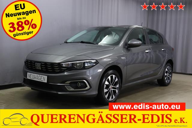 Fiat Tipo 5-Türer - CITY LIFE 1.5 GSE 96kW DCT Hybrid Navigationssystem, Klimaautomatik, Sitzheizung, HD-Touchscreen, AppleCarPlay & Android Auto, Verkehrszeichenerkennung, Nebelscheinwerfer, 16 Zoll Leichtmetallfelgen, uvm.