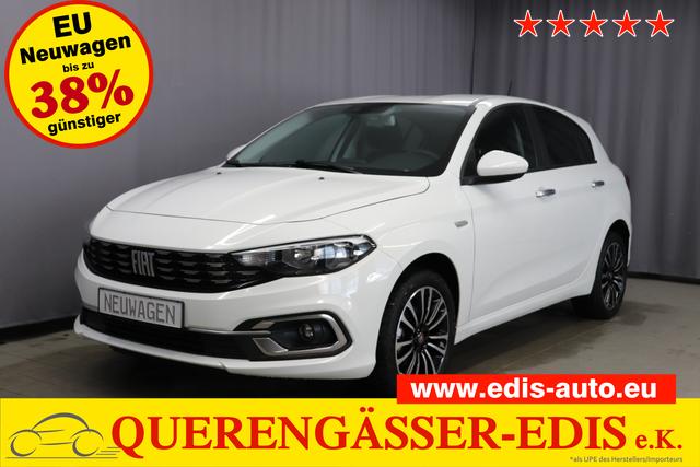 Fiat Tipo 5-Türer - CITY LIFE 1.5 GSE 96kW DCT Hybrid Navigationssystem, Sicherheits-Plus-Paket, Convenience-Paket, Style-Paket , AppleCarPlay & Android Auto, Nebelscheinwerfer, 17 Zoll Leichtmetallfelgen, uvm.