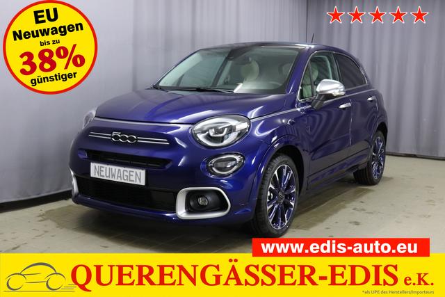 Fiat 500X - YACHT CLUB CAPRI 1.5 GSE 96kW (130PS) DCT, Verdeck BLAU, X-Tech Paket, Navigationssystem mit 7" Touchscreen, 18"-Leichtmetallfelgen Finish LED-Scheinwerfer uvm.