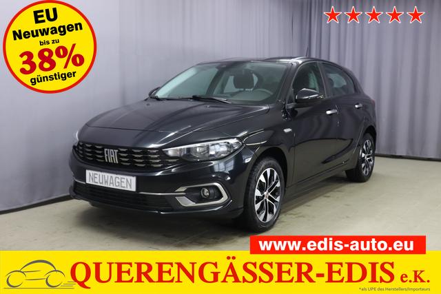 Fiat Tipo 5-Türer - CITY LIFE 1.5 GSE 96kW DCT Hybrid Klimaautomatik, Sitzheizung, Navigationssystem, HD-Touchscreen, AppleCarPlay & Android Auto, Verkehrszeichenerkennung, Nebelscheinwerfer, 16 Zoll Leichtmetallfelgen, uvm.