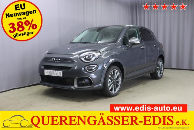 Fiat 500X - Sport 1.5 GSE 96kW Hybrid, Klimaautomatik, Leder-Alcantara Lenkrad, 7"-Navigationssystem, AppleCarPlay&Android Auto, Fernlichtassistent, Rückfahrkamera, Voll-LED-Scheinwerfer-, LED-Nebelscheinwerfer, 18"-Leichtmetallfelgen, uvm.