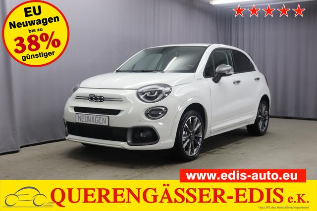 Fiat 500X - Sport 1.5 GSE 96kW Hybrid, Klimaautomatik, Leder-Alcantara Lenkrad, 7"-Navigationssystem, AppleCarPlay&Android Auto, Fernlichtassistent, Rückfahrkamera, Voll-LED-Scheinwerfer-, LED-Nebelscheinwerfer, 18"-Leichtmetallfelgen, uvm.