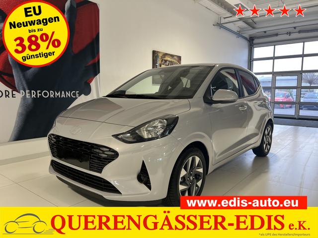 Hyundai i10 - GO+ 1.2 MT 58 kW (79 PS) Klimaautomatik, Navigationssystem, Apple CarPlay & Android Auto, Sitzheizung, Lenkradheizung, Einparkhilfe hinten, Rückfahrkamera, Privacy Glass, 15" Leichtmetallfelgen, uvm.