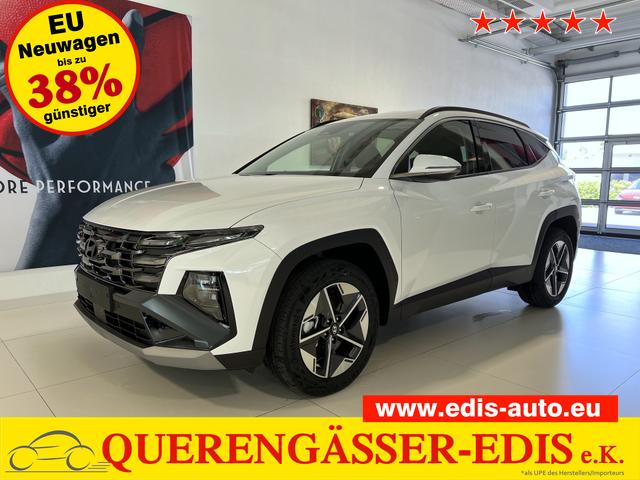Hyundai TUCSON - GO+ 1.6 T-GDI Hybrid 2WD AT 158 kW / 215 PS 2-Zonen-Klimaautomatik, Android Auto, Apple CarPlay, Voll-LED Scheinwerfer, Keyless Go, Navigationssystem, Virtual Cockpit, 18 Zoll Leichtmetallfelgen, uvm.