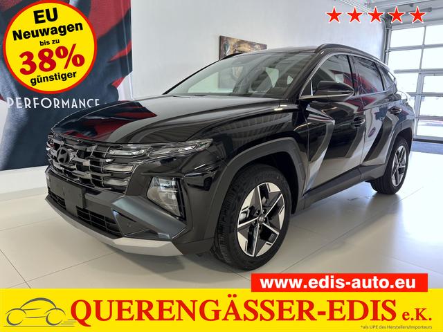 Hyundai TUCSON - GO+ 1.6 T-GDI Hybrid 4WD AT 158 kW / 215 PS 2-Zonen-Klimaautomatik, Android Auto, Apple CarPlay, Voll-LED Scheinwerfer, Keyless Go, Navigationssystem, Virtual Cockpit, 18 Zoll Leichtmetallfelgen, uvm.